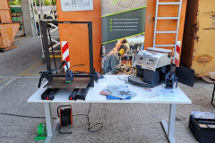 3D Drucker und Kaffeemaschine