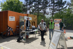 Der Stand ist fertig